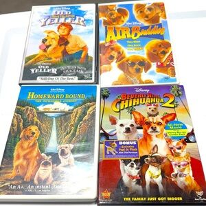 Disney’s Dog Lover 4 Movie DVD Bundle.